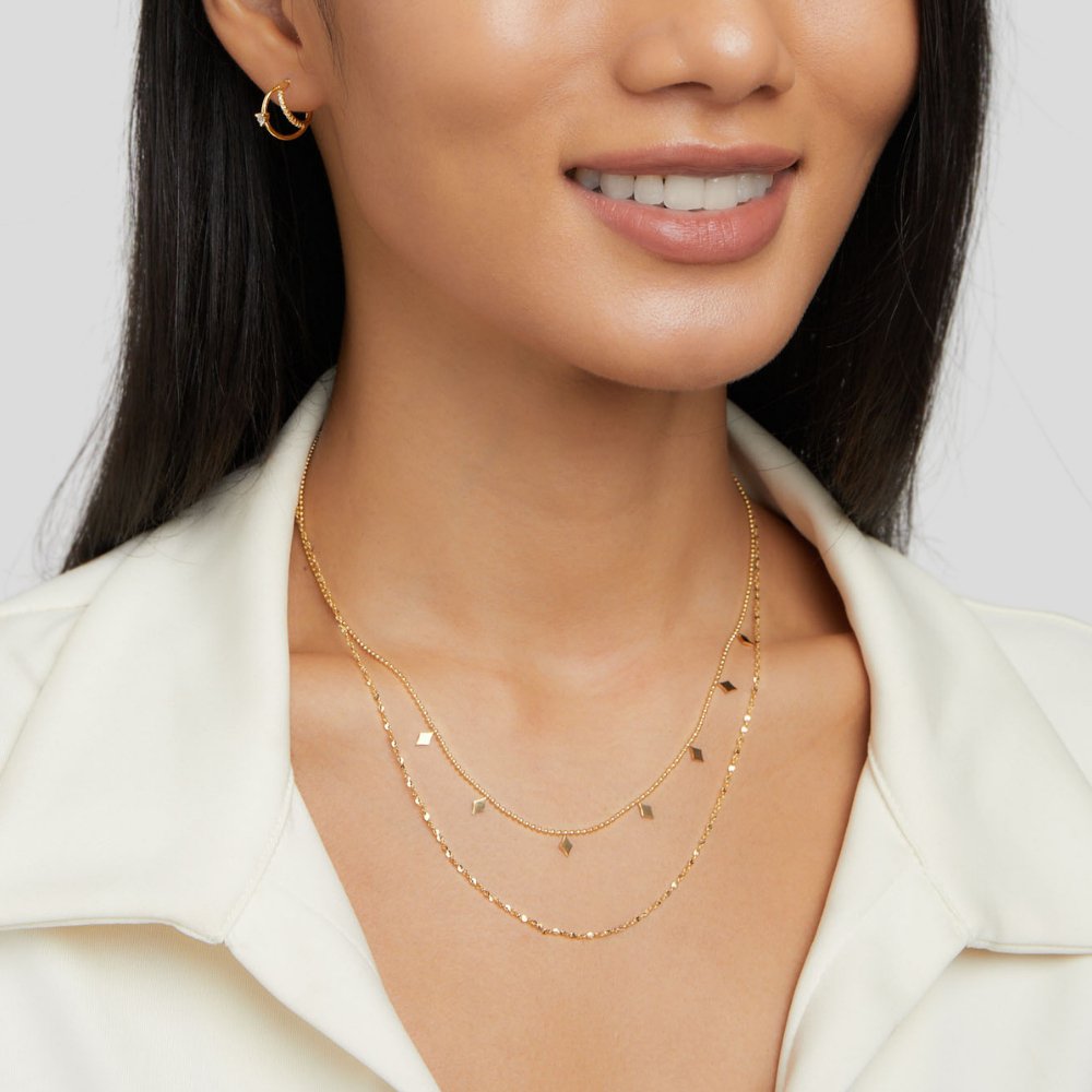 Phoenix Doubled Chain Necklace for Every Day