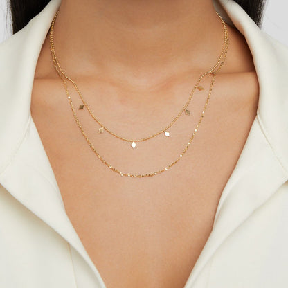 Phoenix Doubled Chain Necklace for Every Day