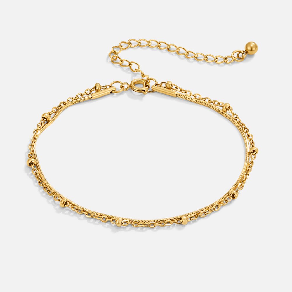 Pia Fine Multi-Strand Gold-Tone Chain Bracelet