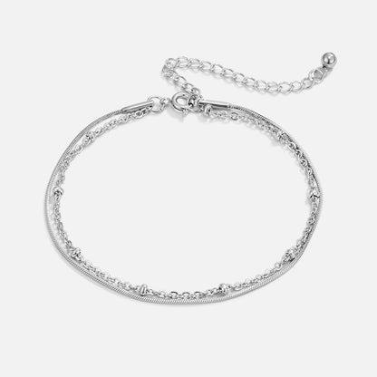 Pia Fine Multi-Strand Silver-Tone Bracelet
