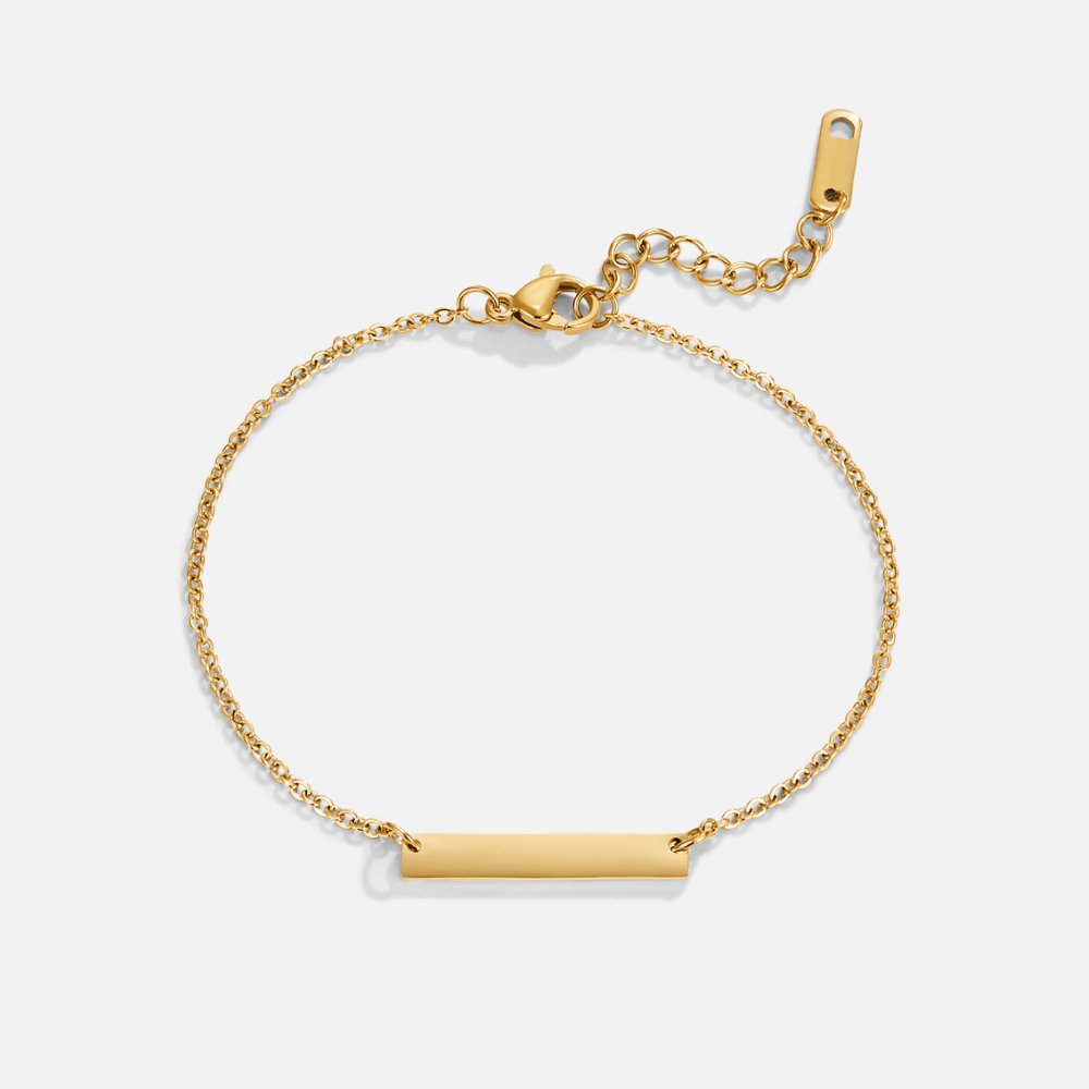 Rina Slim Bar Gold-Tone Bracelet