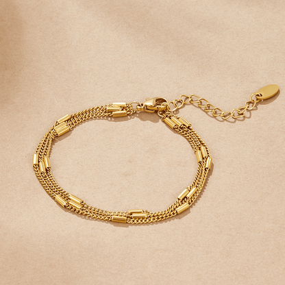 Sabina Slim Three-Strand Layered Bracelet