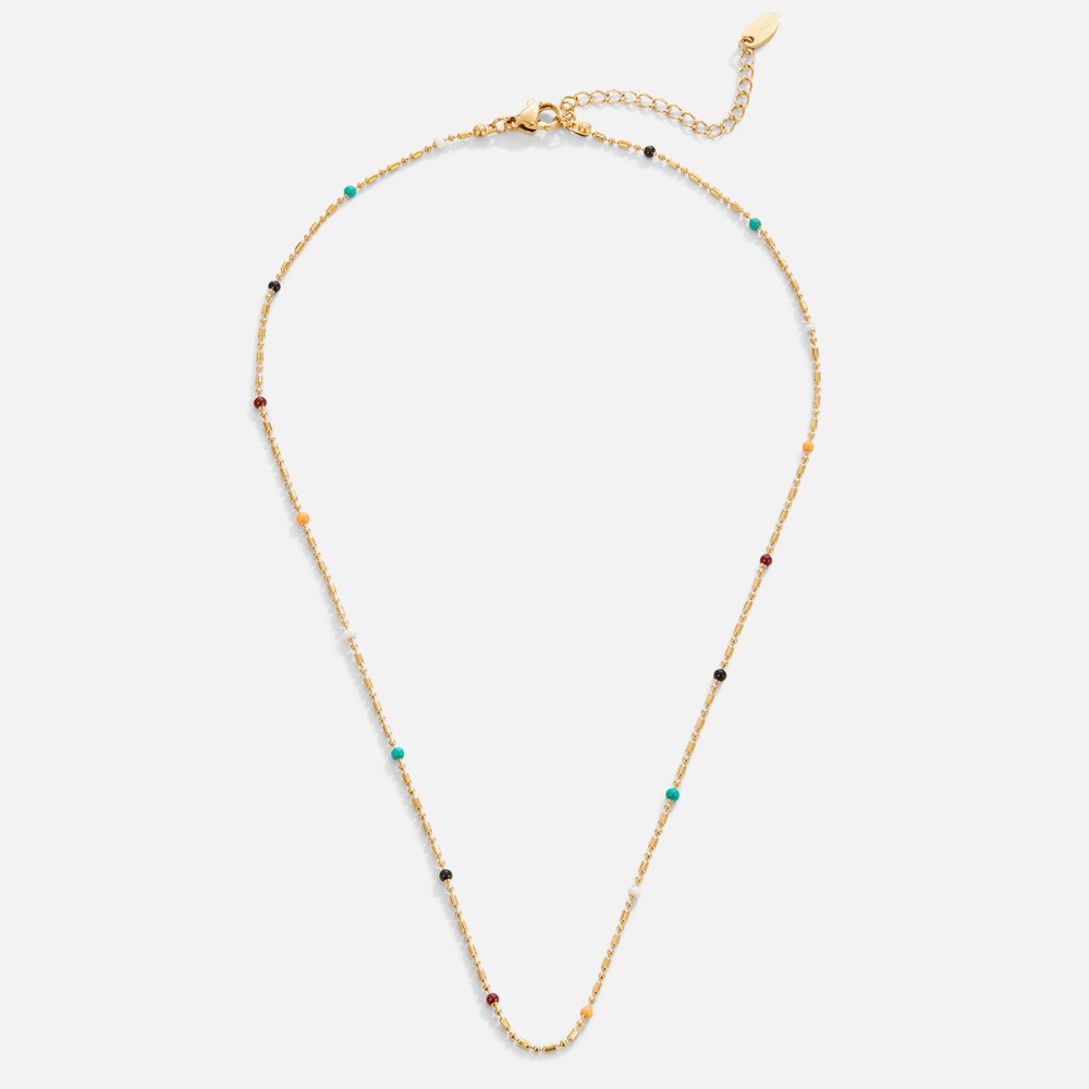 Sasha Mixed Colour Beaded Everyday Necklace
