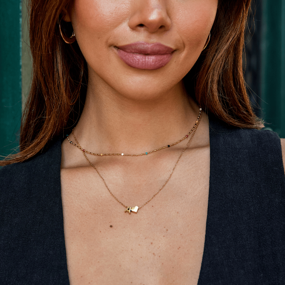 Sasha Mixed Colour Beaded Everyday Necklace