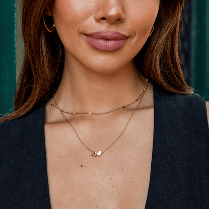 Sasha Mixed Colour Beaded Everyday Necklace
