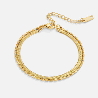 Selene Serpentine and Bead Mix Bracelet