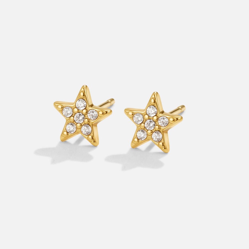 Little Falling Star Everyday Stud Earrings