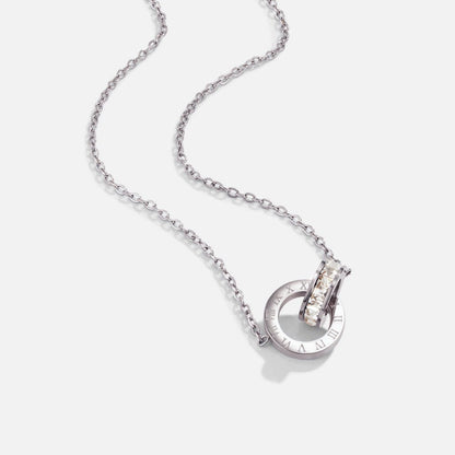 Fine Infinity Link Silver-Tone Necklace