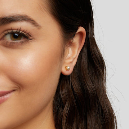 Sofia Single Pearl Stud Earrings for Every Day