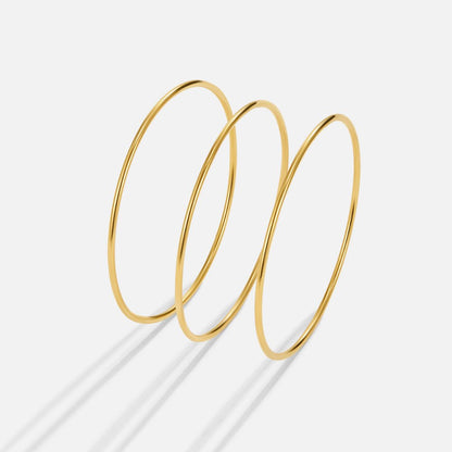 Solana Mixed-Width Gold-Tone Bangle Set