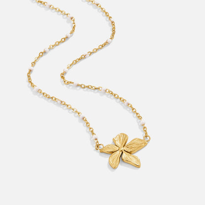 Soft Bloom Coloured Bead Necklace