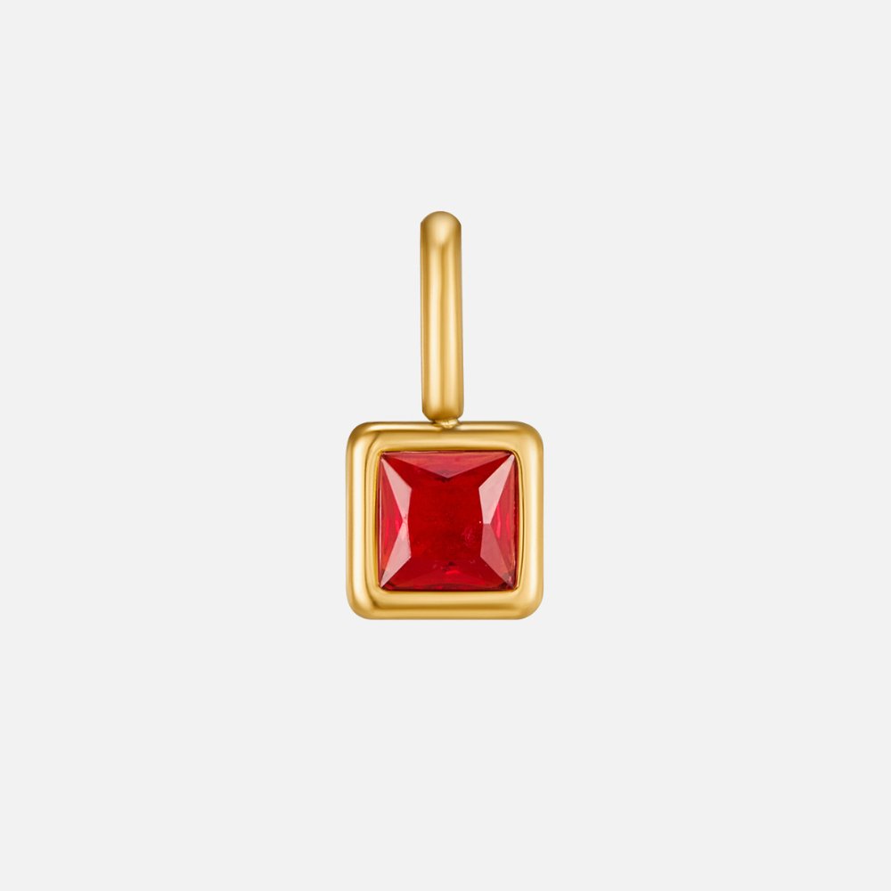 Keepsake Birthstone Square Necklace
