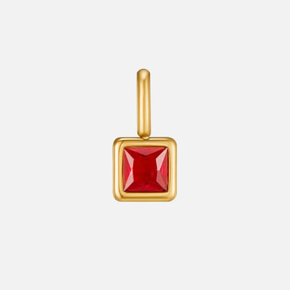 Keepsake Birthstone Square Necklace