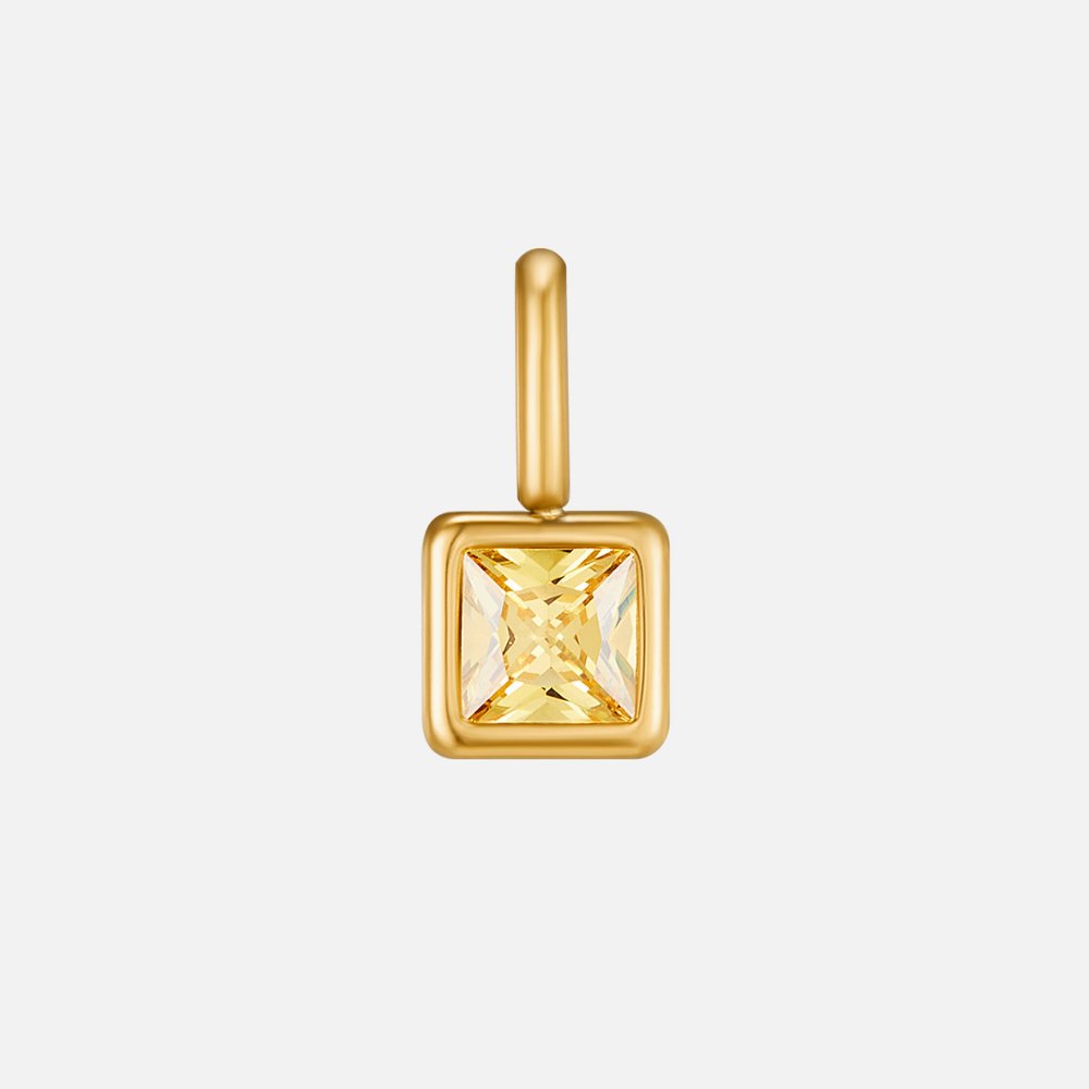 Keepsake Birthstone Square Necklace