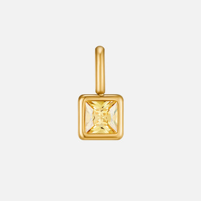 Keepsake Birthstone Square Necklace