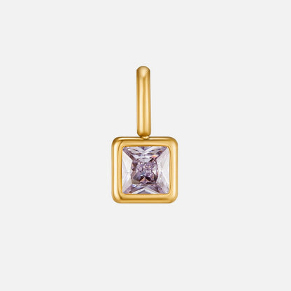 Keepsake Birthstone Square Necklace