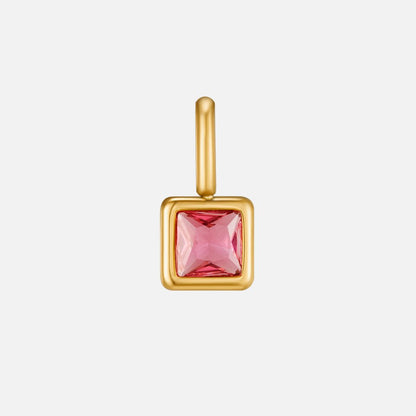 Keepsake Birthstone Square Necklace