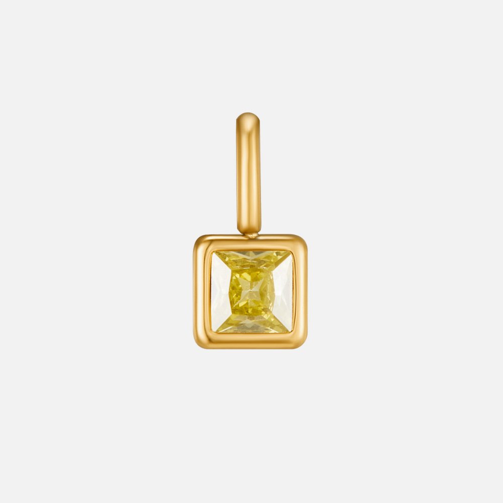 Keepsake Birthstone Square Necklace