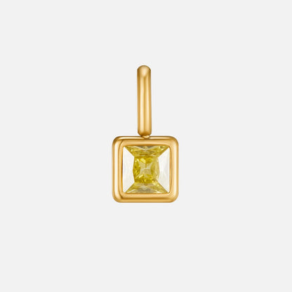 Keepsake Birthstone Square Necklace