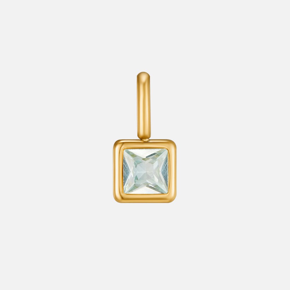 Keepsake Birthstone Square Necklace