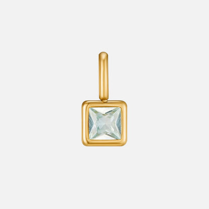 Keepsake Birthstone Square Necklace