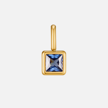 Keepsake Birthstone Square Necklace