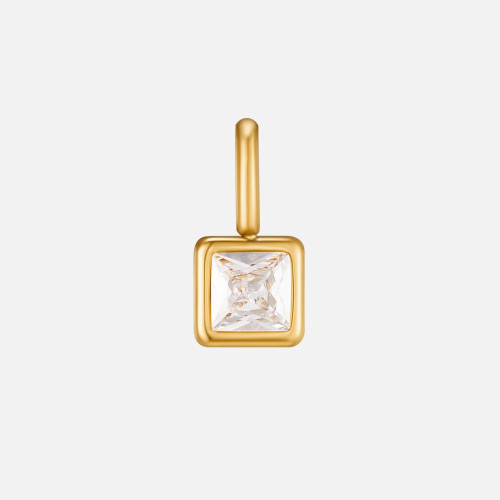 Keepsake Birthstone Square Necklace