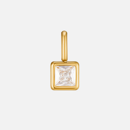 Keepsake Birthstone Square Necklace
