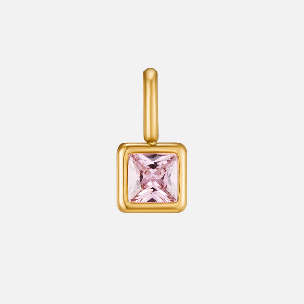 Keepsake Birthstone Square Necklace