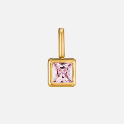 Keepsake Birthstone Square Necklace
