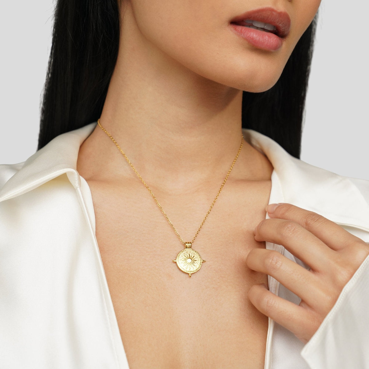 Longest Day Sunlit Gold-Tone Chain Necklace