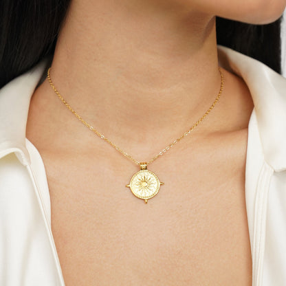 Longest Day Sunlit Gold-Tone Chain Necklace