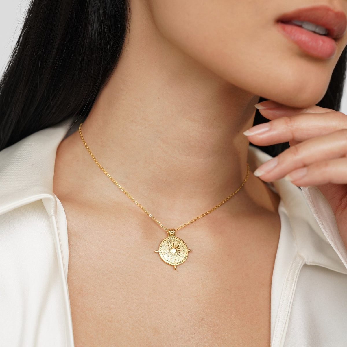 Longest Day Sunlit Gold-Tone Chain Necklace
