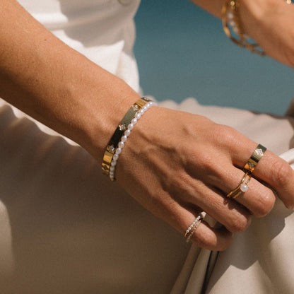 Temi Single Row Pearl Bracelet
