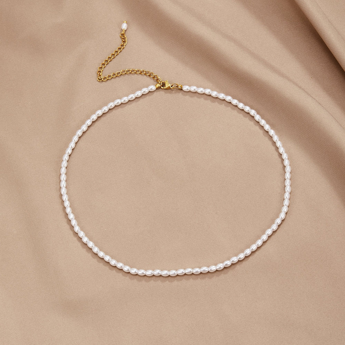 Temi Single Pearl-Effect Bead Necklace
