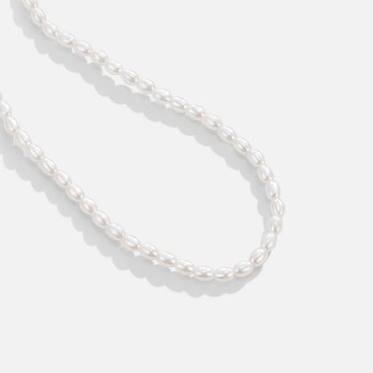 Temi Single Pearl-Effect Bead Necklace