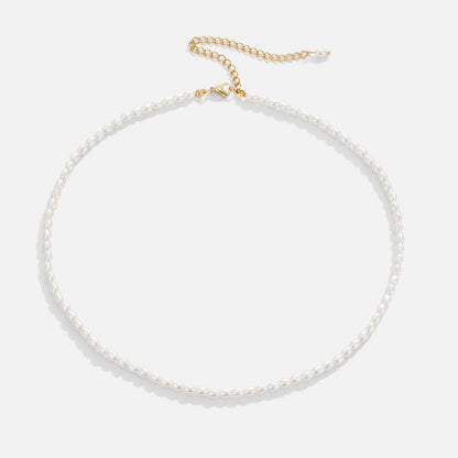 Temi Single Pearl-Effect Bead Necklace