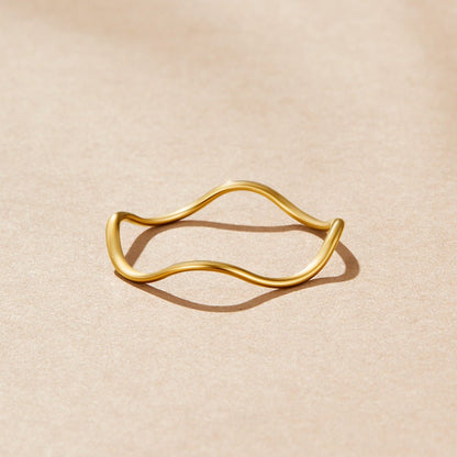 Tina Very Fine Gold-Tone Stacking Band Ring