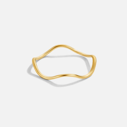Tina Very Fine Gold-Tone Stacking Band Ring