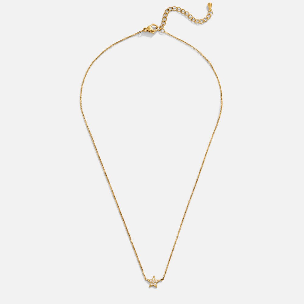 Little Shooting Star Charm Chain Necklace