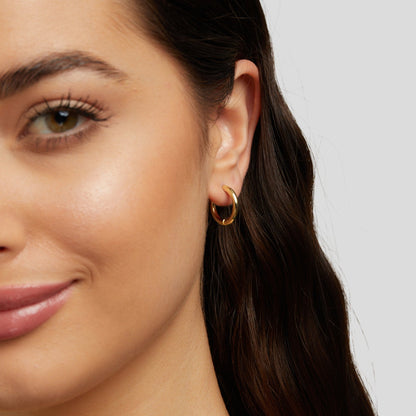 Graduated Hoop Earrings, Set of Three Sizes
