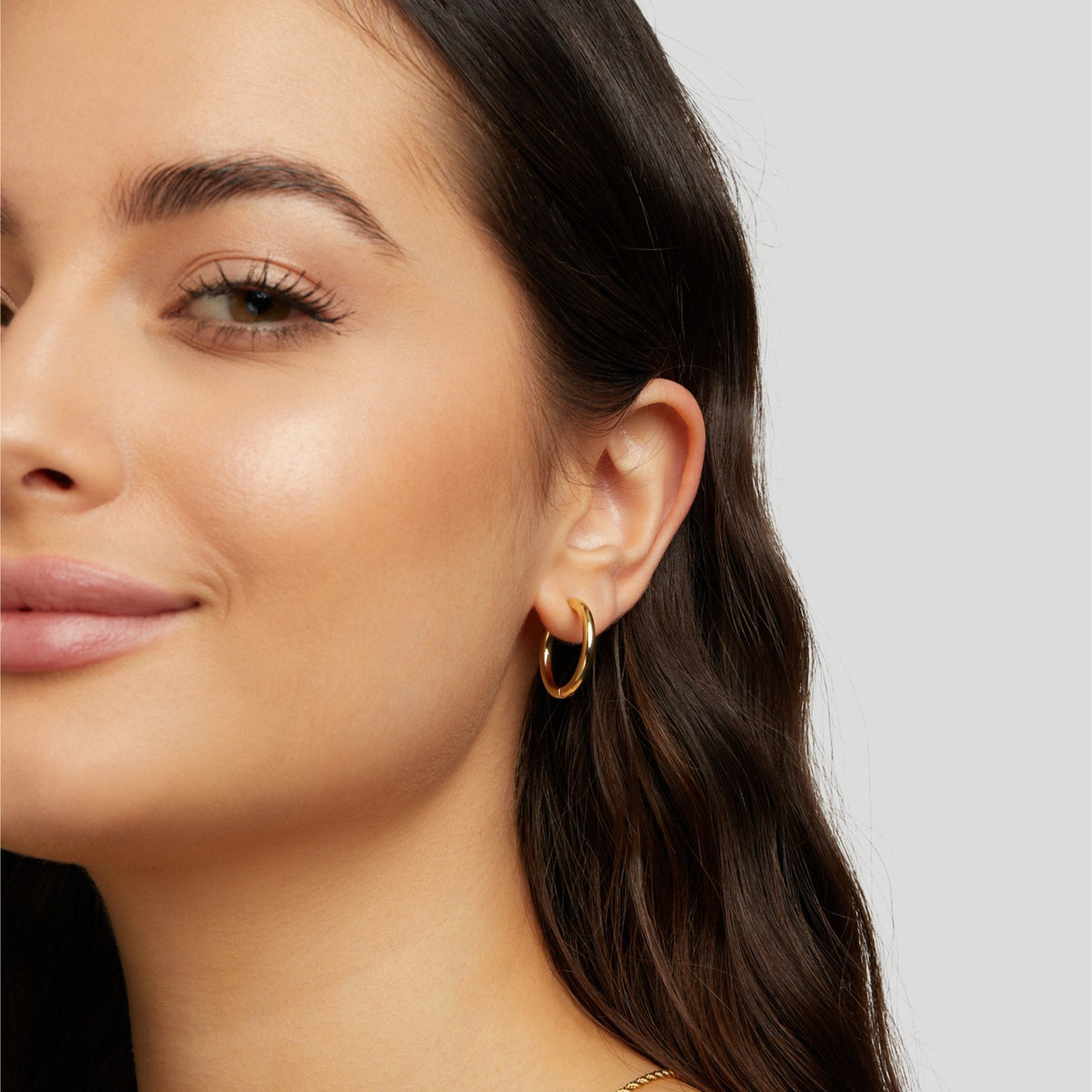 Graduated Hoop Earrings, Set of Three Sizes