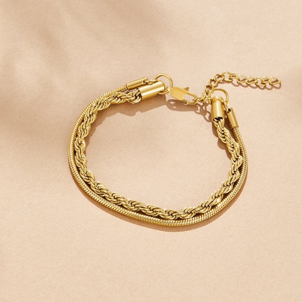 Leila Twisted Multi-Strand Bracelet