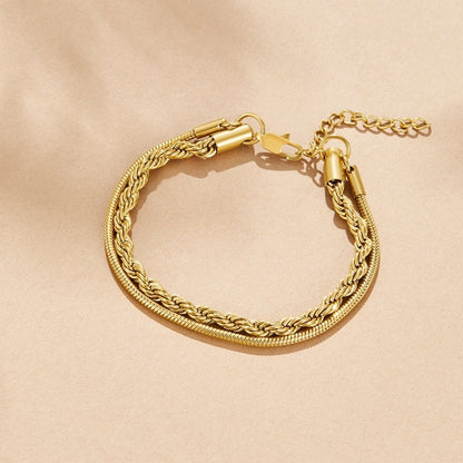 Leila Twisted Multi-Strand Bracelet