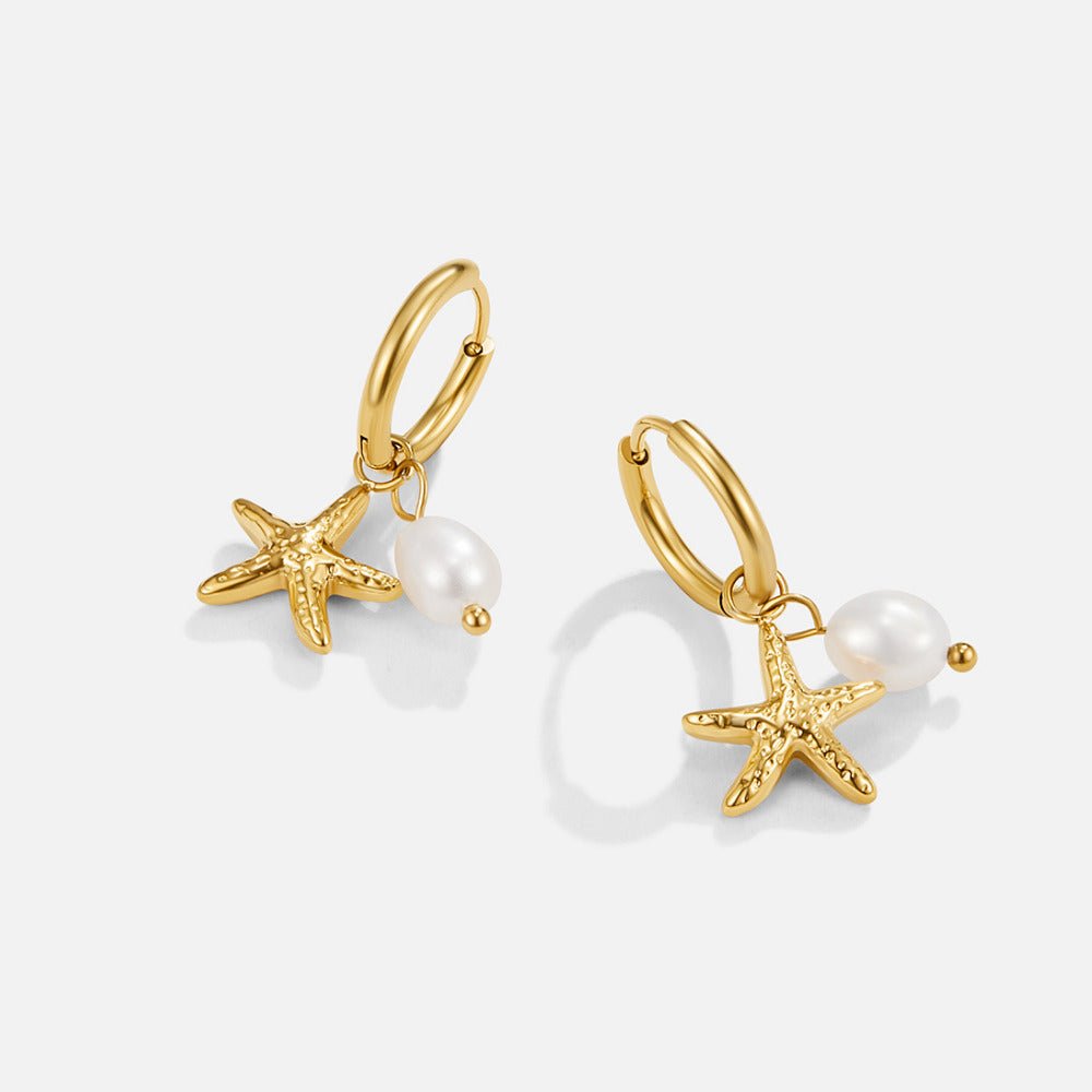 Rock Pool Sea Detail Everyday Hoop Earrings