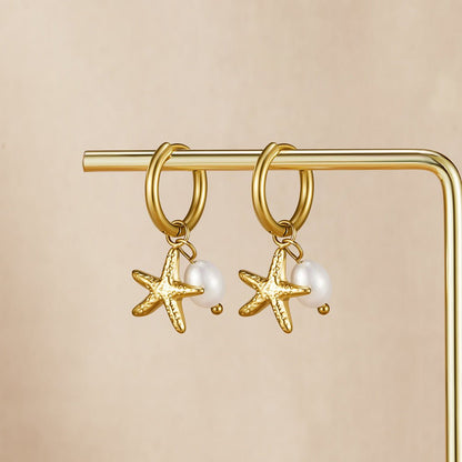 Rock Pool Sea Detail Everyday Hoop Earrings