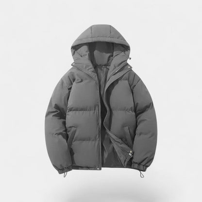 Men's Quilted Coat – Relaxed Fit Winter Outerwear