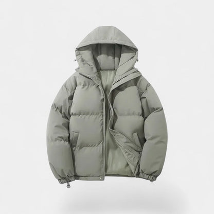 Men's Quilted Coat – Relaxed Fit Winter Outerwear