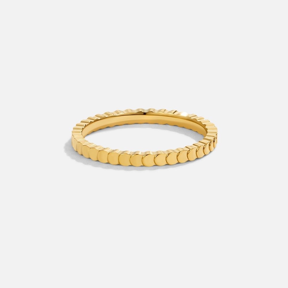Vera Smooth Gold-Tone Everyday Band Ring