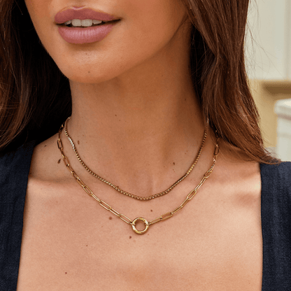 Via Everyday Gold-Tone Link Chain Necklace